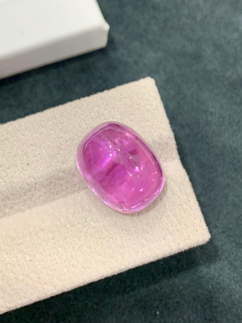 Pink Kunzite 20.35ct Cabochon Gemstone | Ovalish Shape from Afghanistan