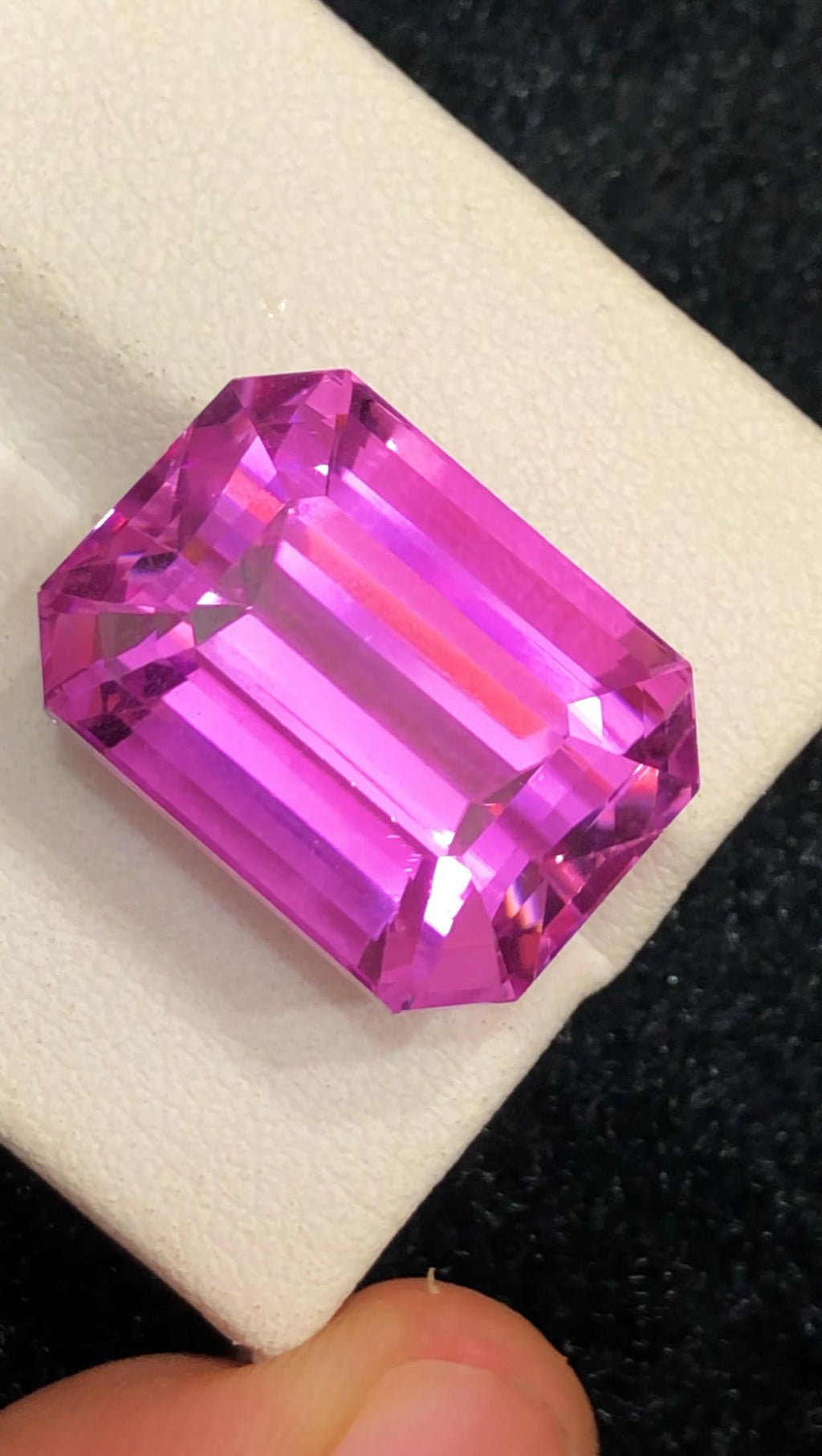 Pink Kunzite Emerald Cut – 28 Carats from Afghanistan