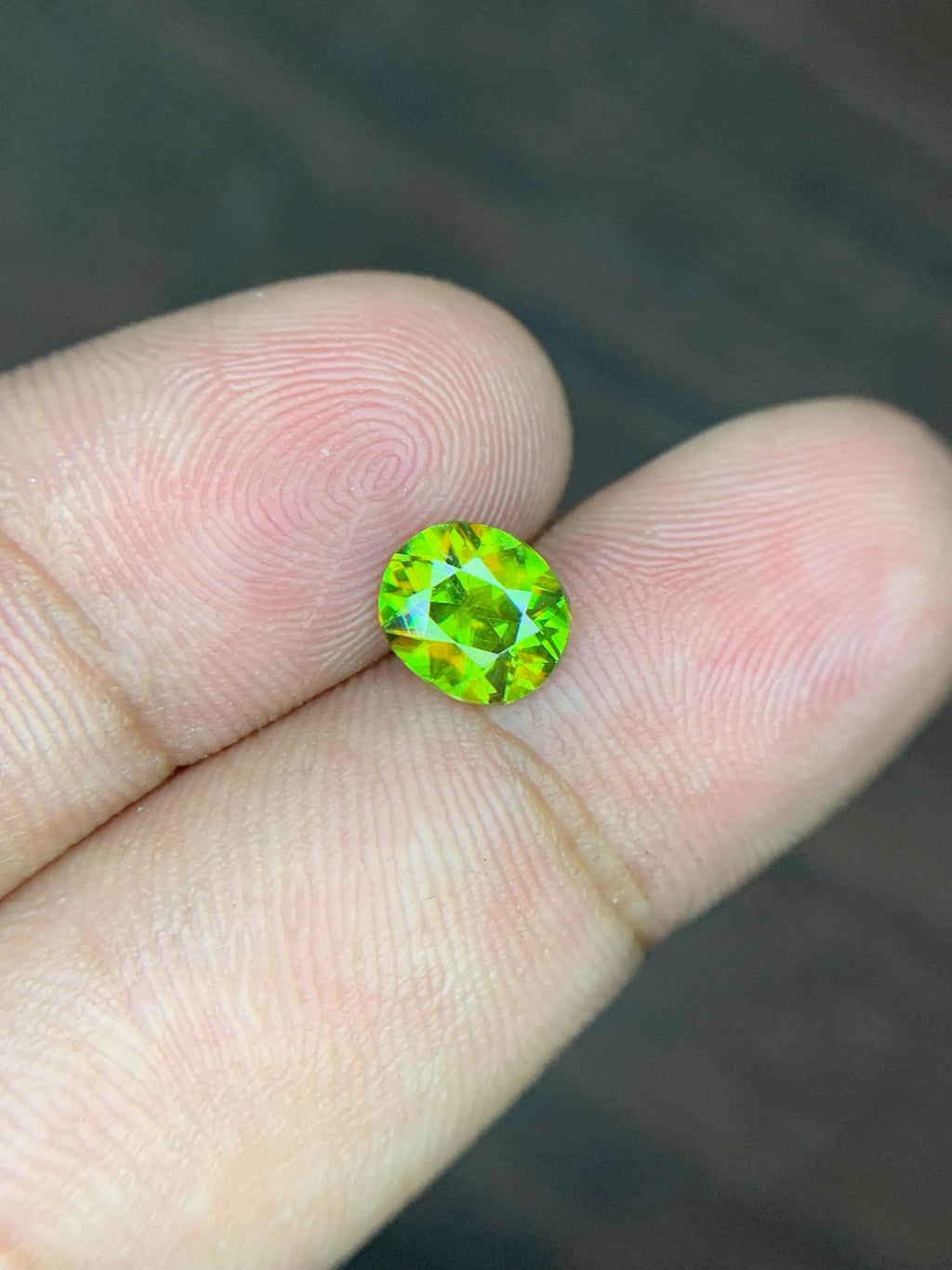 1.10 CT Natural Sphene Gemstone: Oval Cut, Himalayan Origin