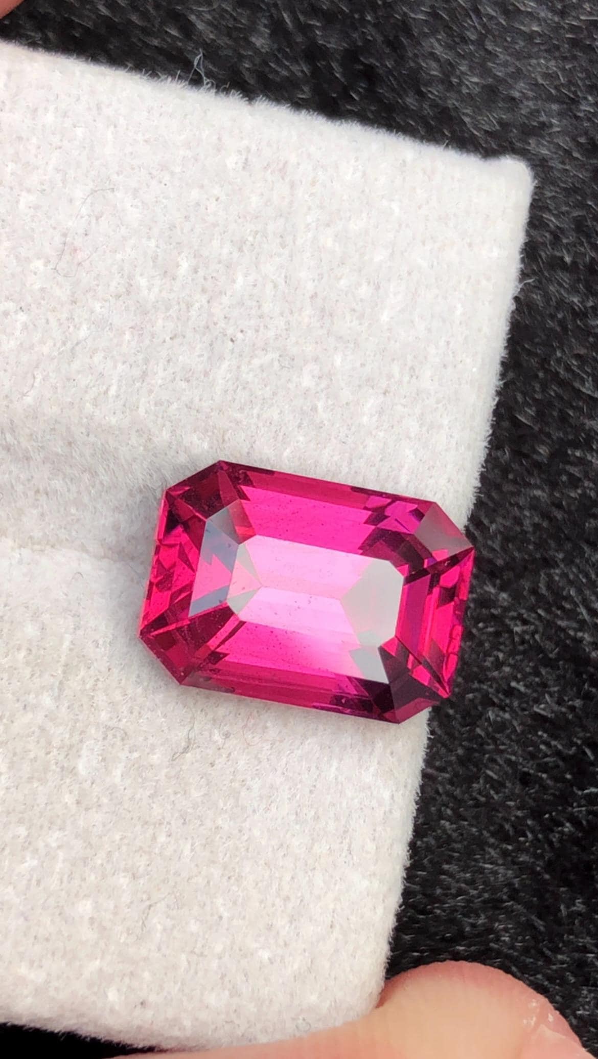 Rhodolite Purple Garnet 5.16ct Emerald Octagonal Cut – Tanga mine Tanzania