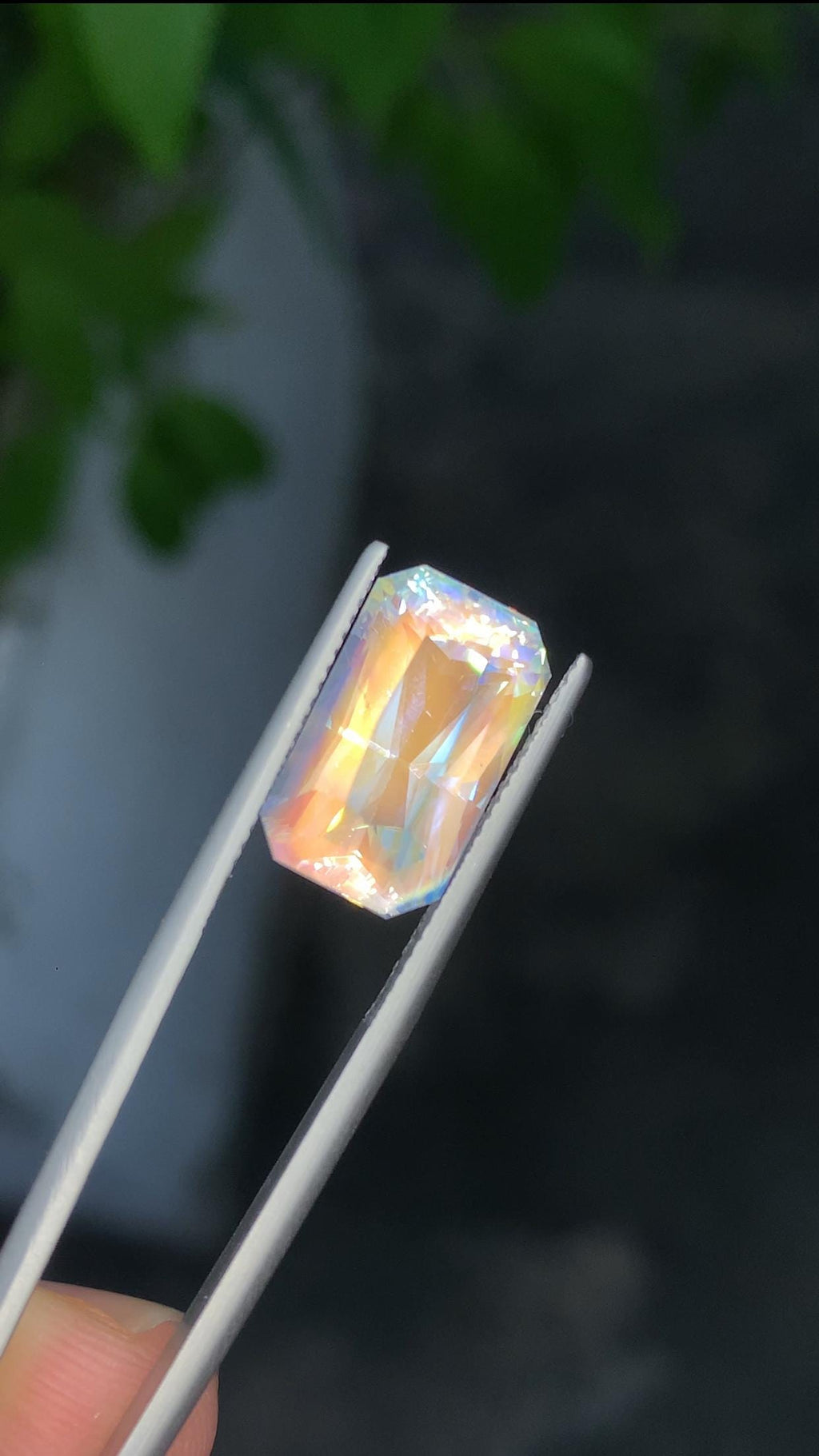 Rainbow Moonstone Gemstone: Flashy Blue Sheen, 9.80 ct Loose Stone