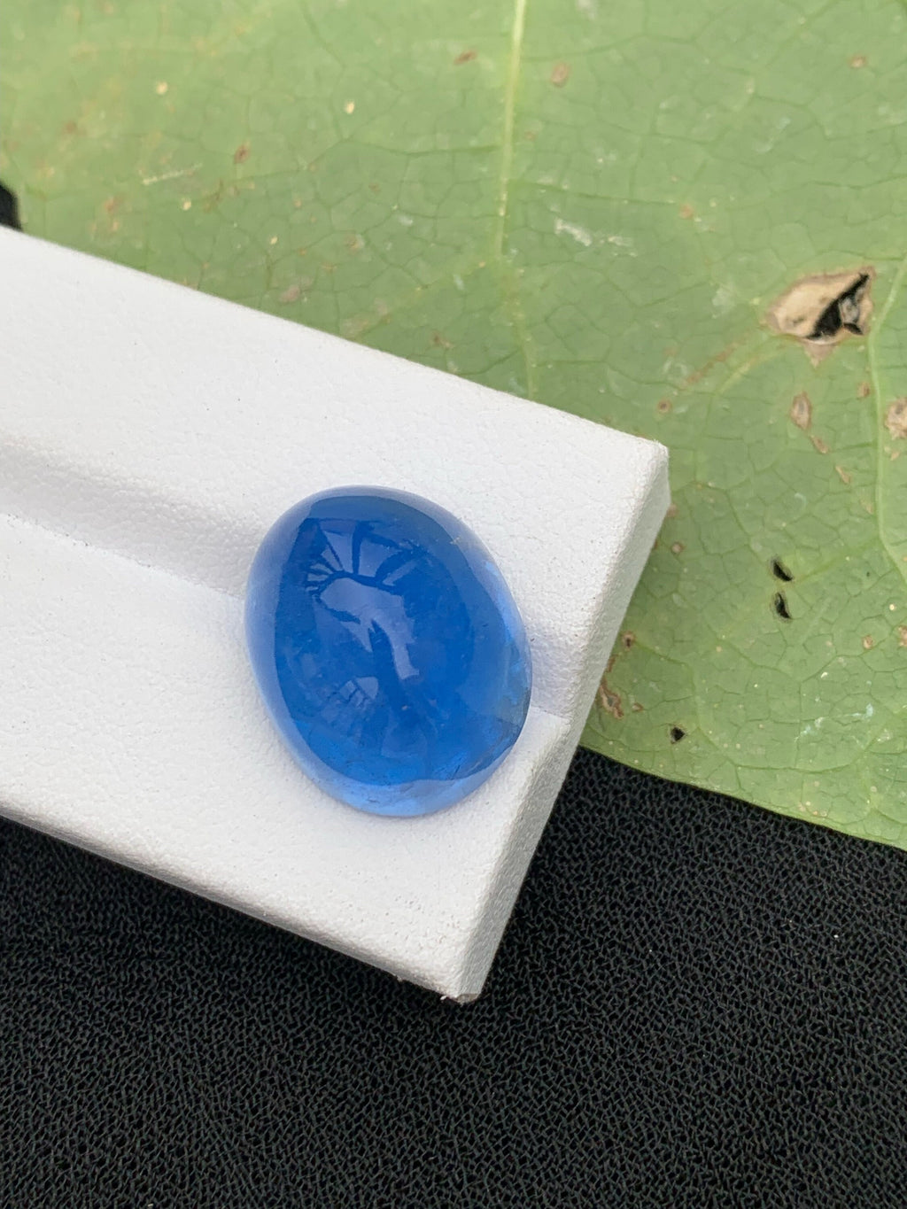 Santa Maria Blue Aquamarine Cabochon: 22.35 Carat Oval Gemstone