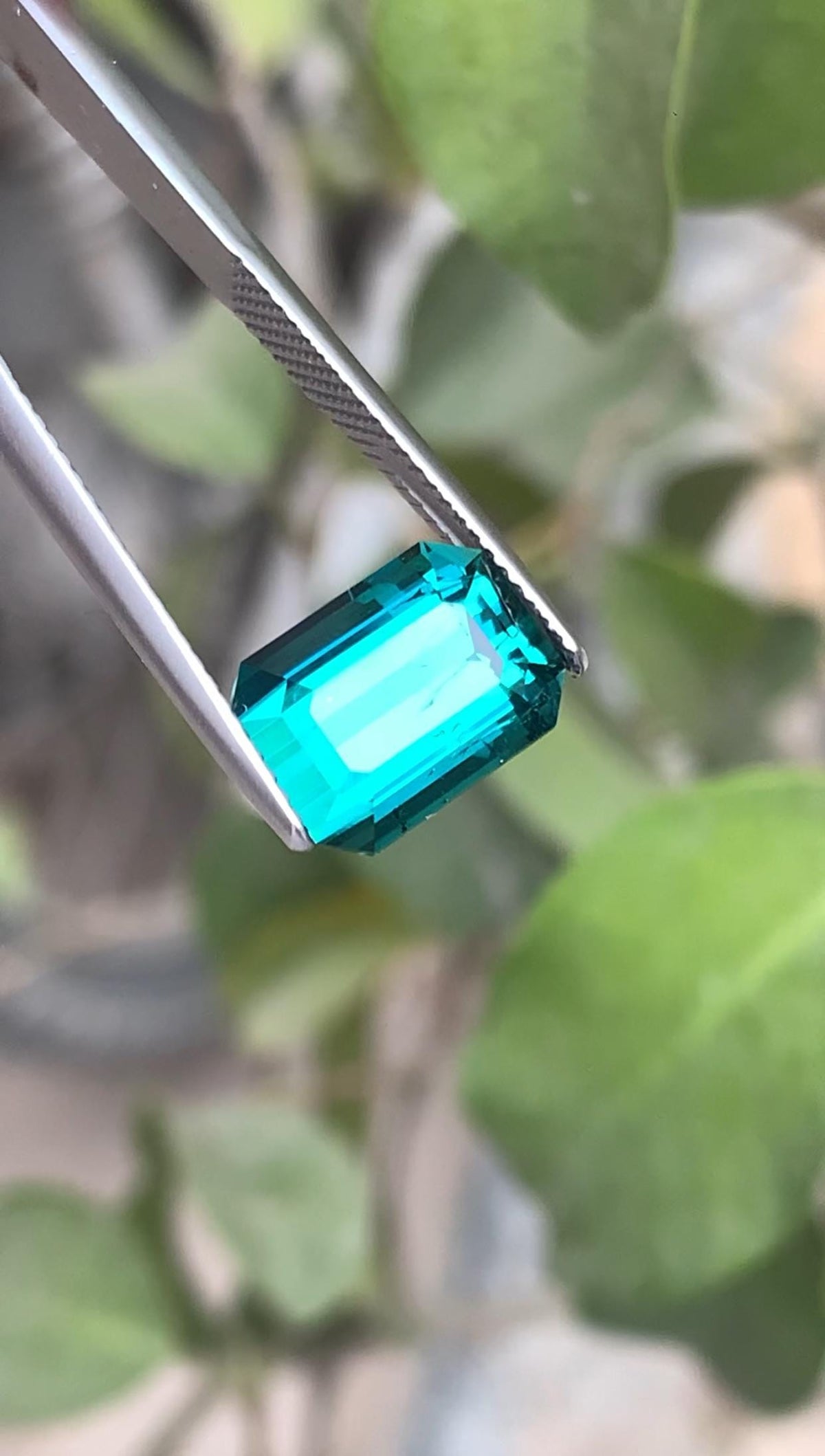 Lagoon Tourmaline Gemstone: Emerald Cut, 5.40 CT, Afghanistan Origin