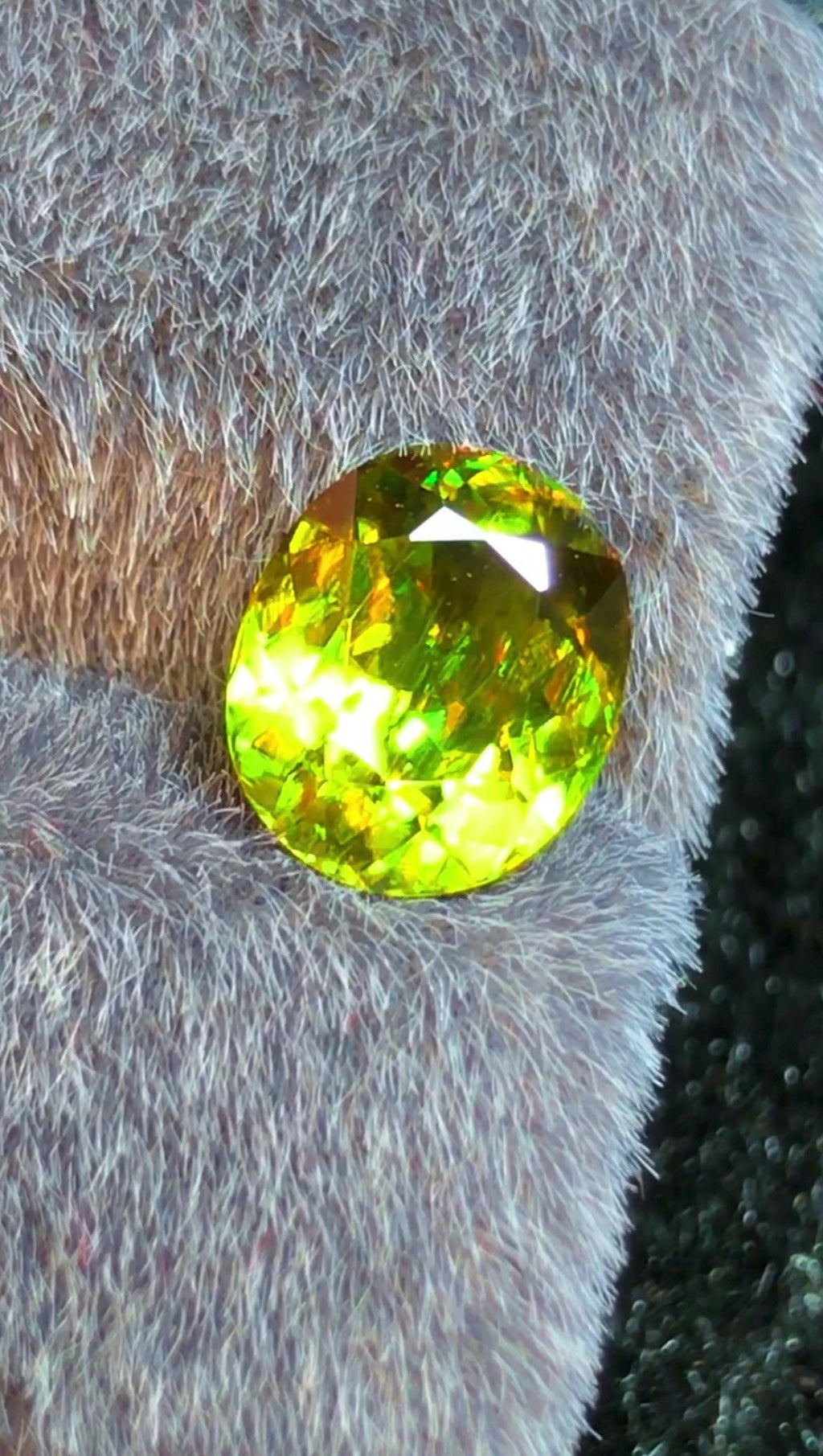 Chrome Sphene 2.10ct Oval Cut | Skardu Pakistan