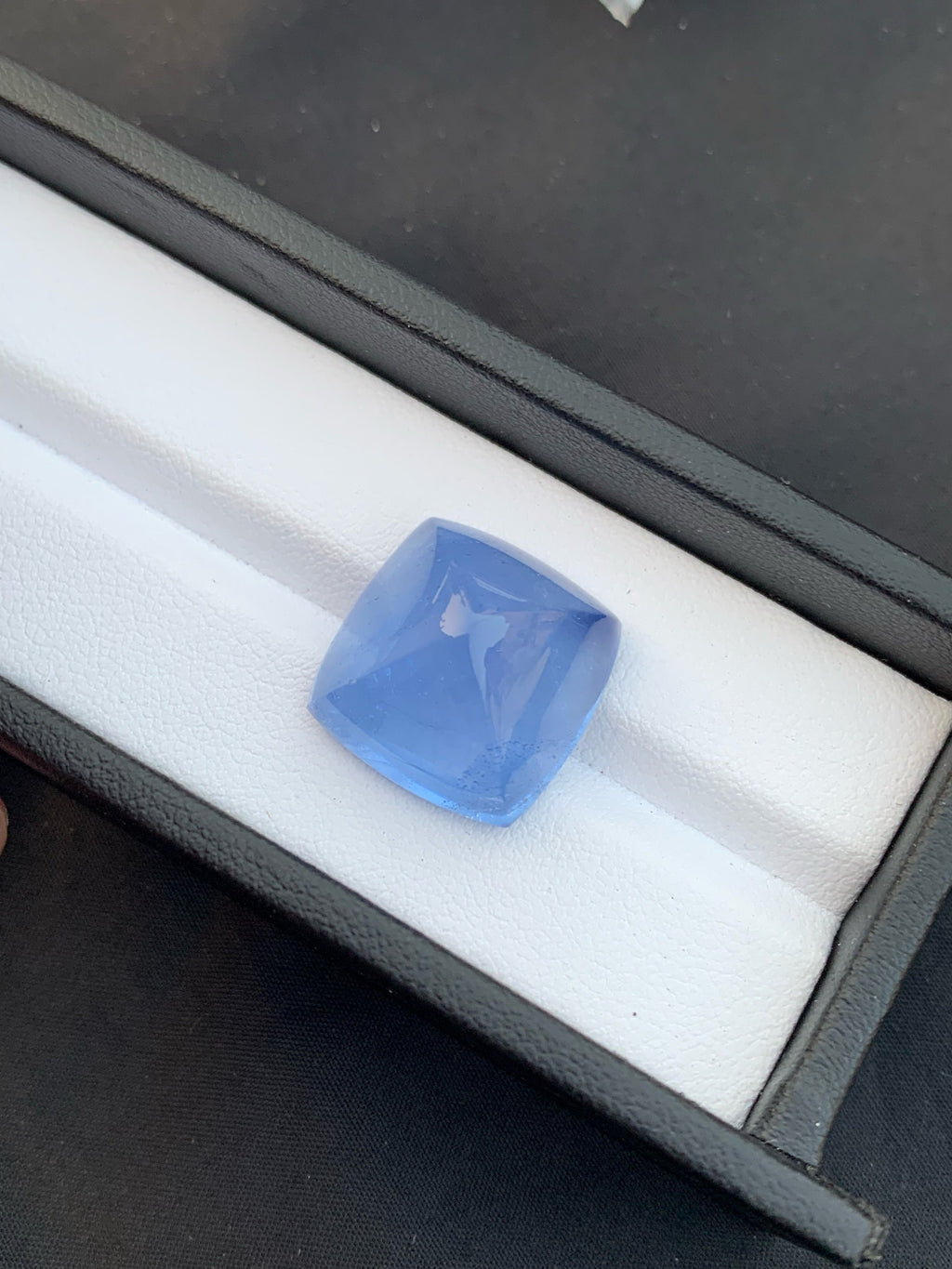 Santa Maria Aquamarine Cabochon: Deep Blue Gemstone, 28.35 CT