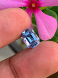Santa Maria Blue Aquamarine Gemstone: Emerald Cut, 2 Carats