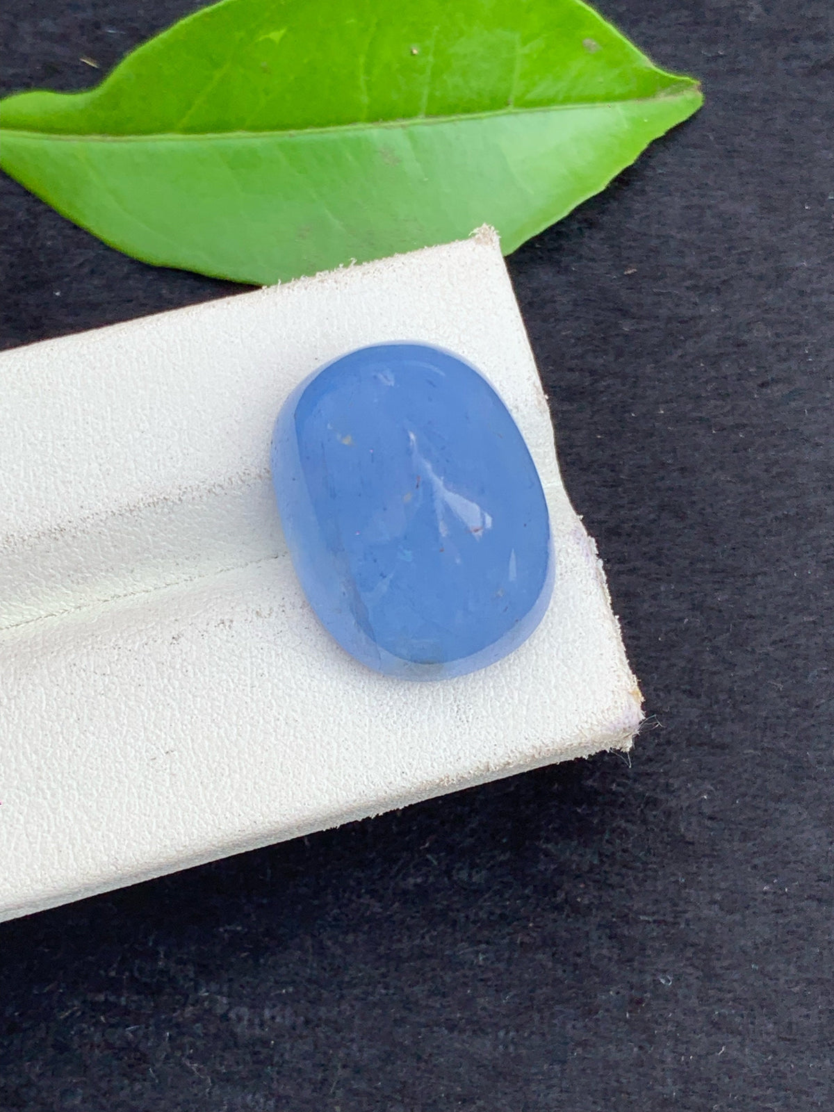 Santa Maria Aquamarine Cabochon: Deep Blue Oval Gemstone, 26.05 CT