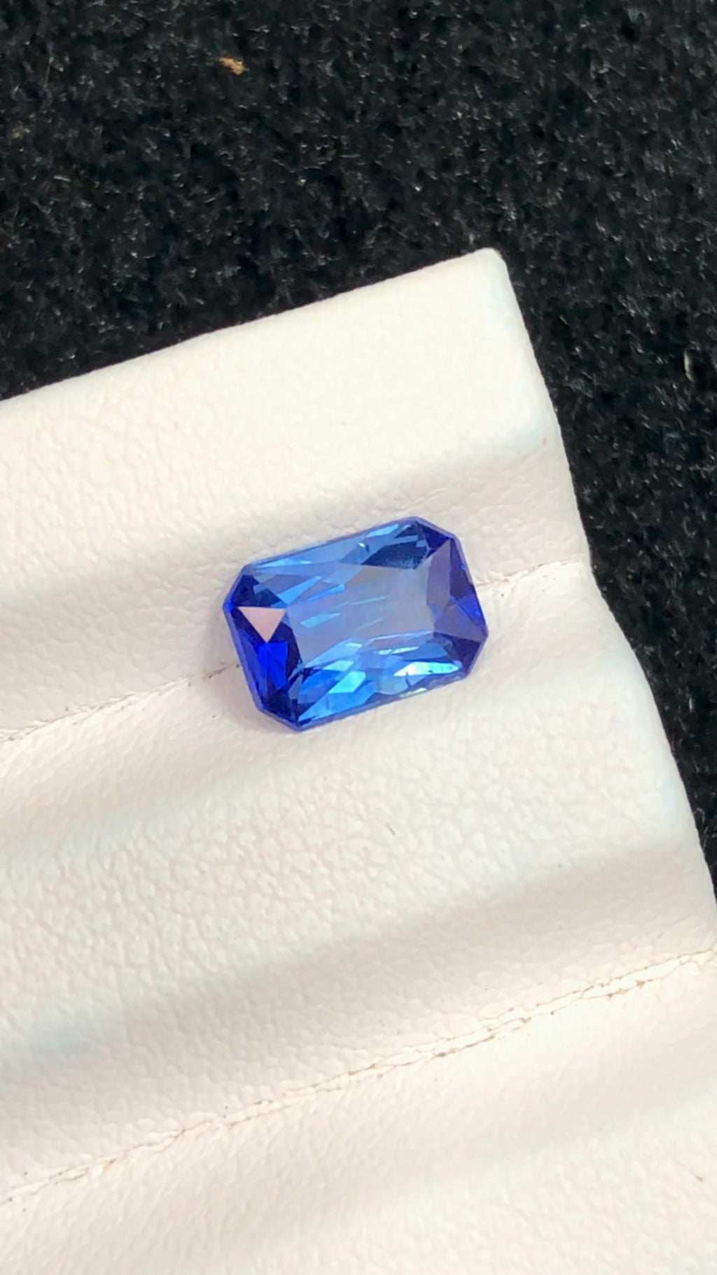 Natural 1.55 Carat Blue Sapphire – Fancy Cut Loose Gemstone from Sri Lanka