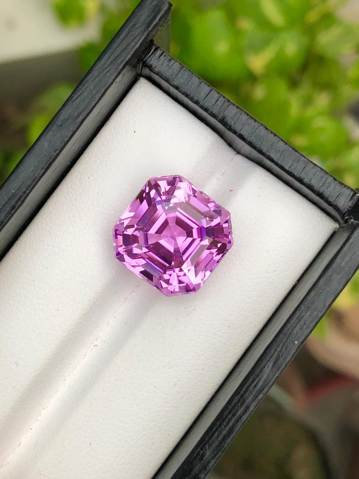 Pink Kunzite Gemstone: 20.25 CT Asscher Cut, Afghanistan