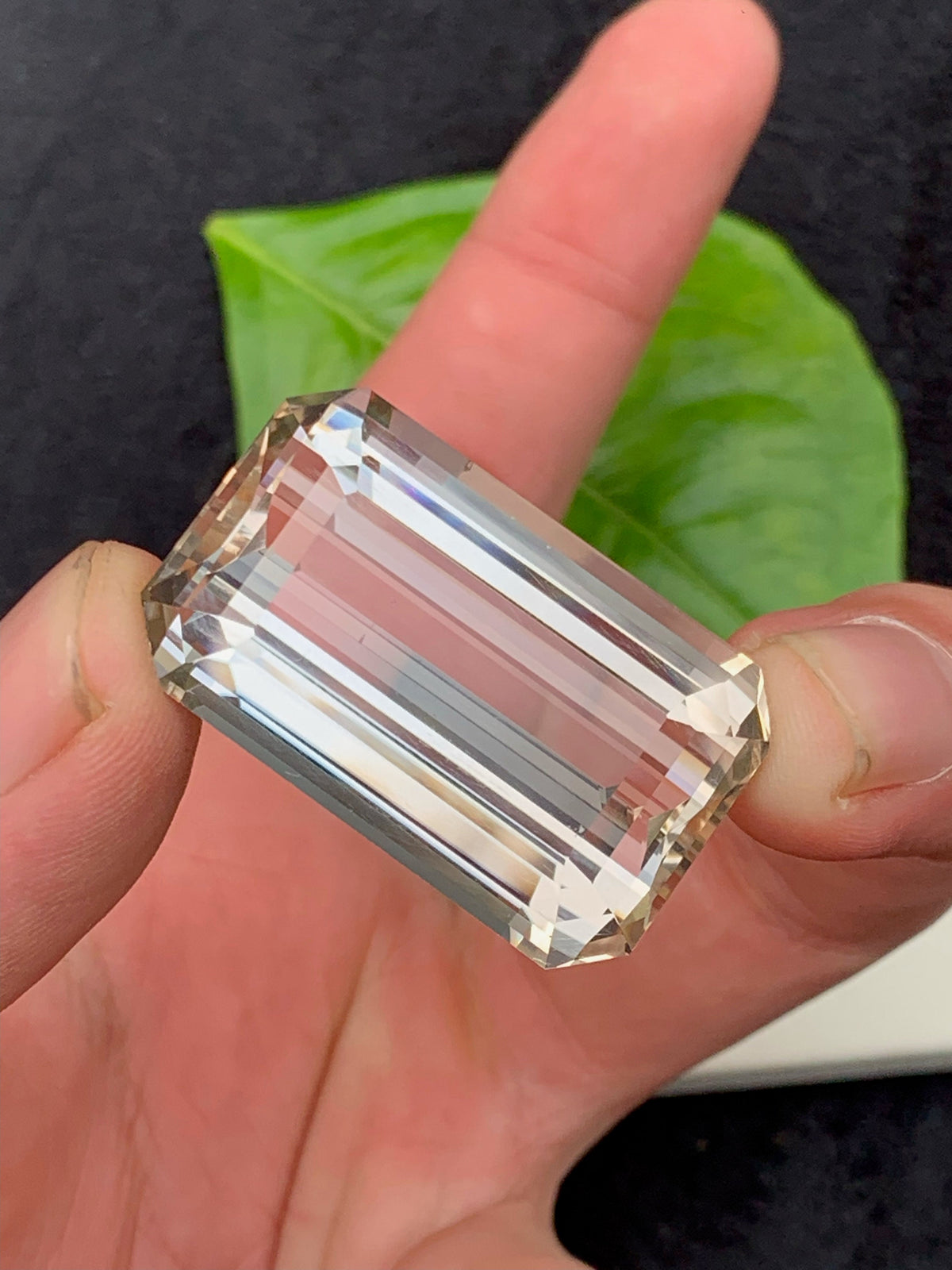 Natural Golden Topaz Gemstone: Emerald Cut, 113.95 Carats