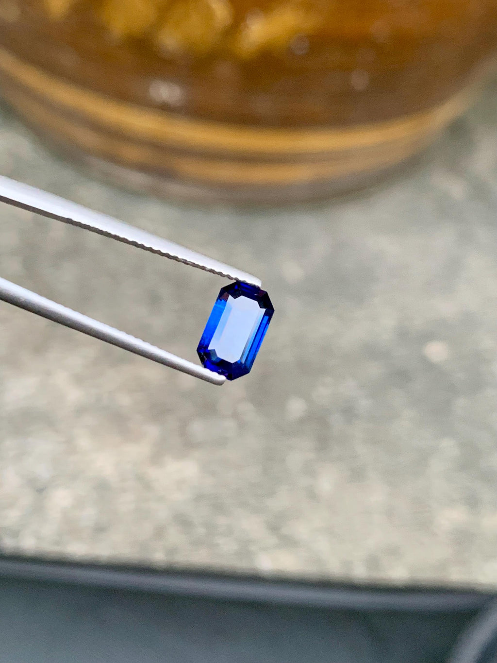 2.20 CT Royal Blue Sapphire Gemstone: Cushion Cut, Jewelry Stone