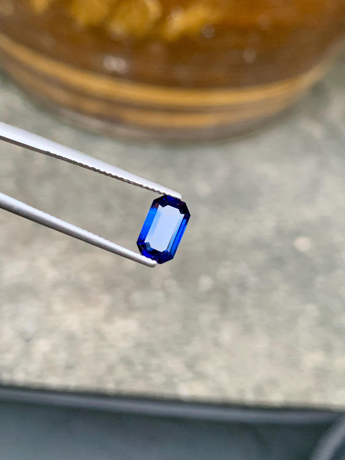 2.20 CT Royal Blue Sapphire Gemstone: Cushion Cut, Jewelry Stone