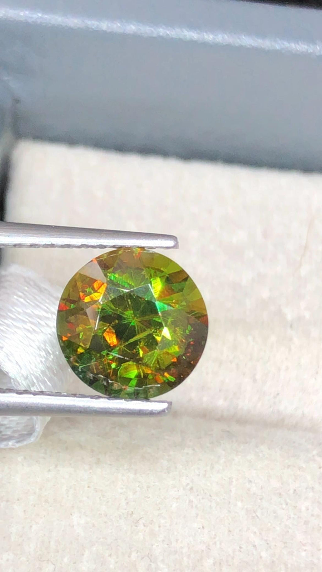 Chrome Sphene 2.10ct Round Cut From Madagascar