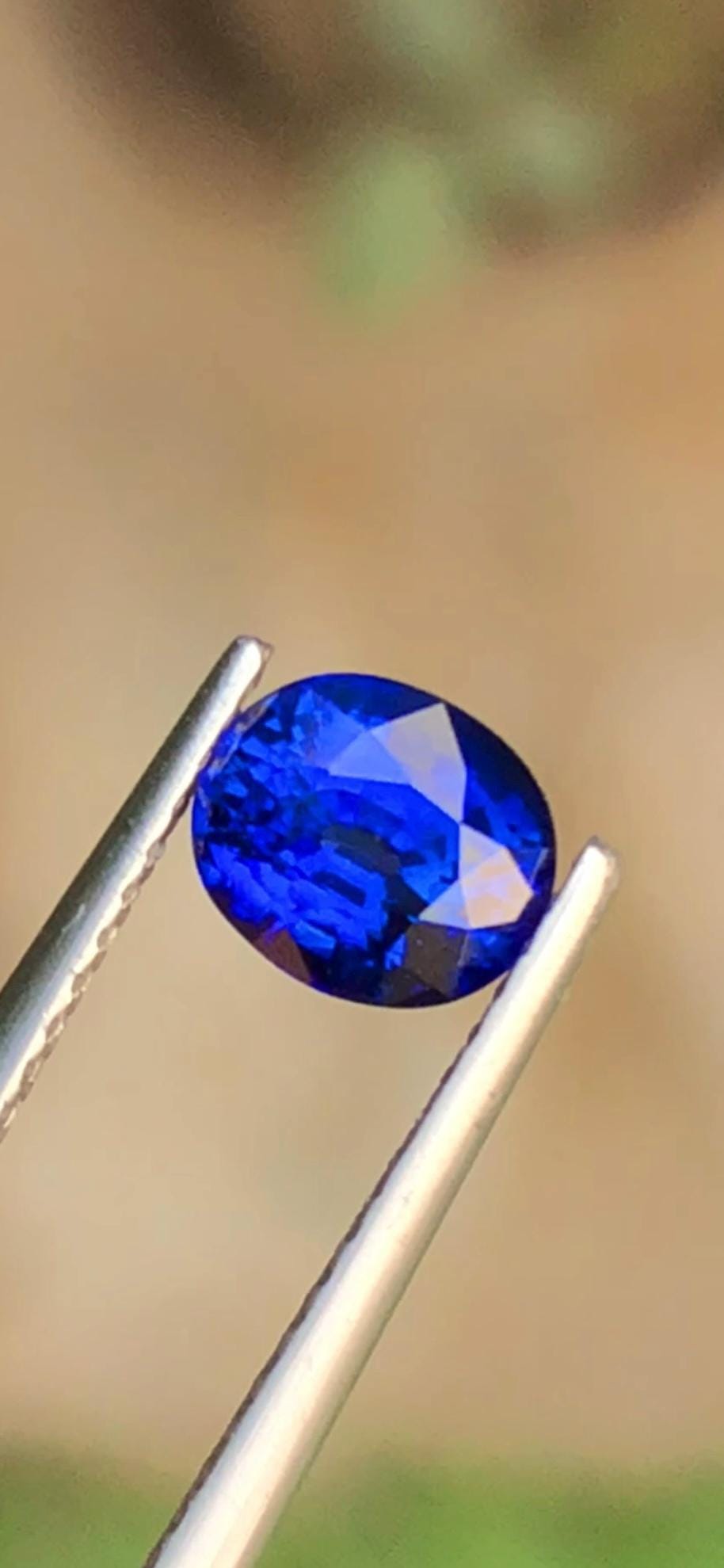 Royal Blue Sapphire 1.28ct Oval Cut Madagascar – Vibrant Faceted Gemstone