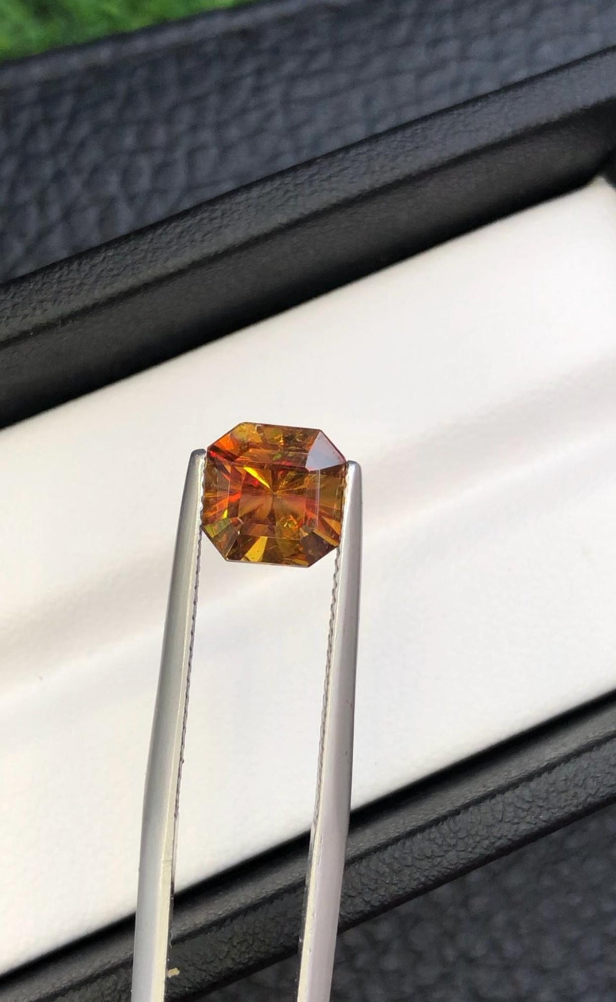 Full Fire Sphene Gemstone: 2.90 CT Natural Titanite Stone