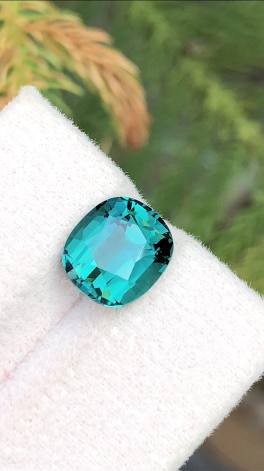 Natural Indicolite Tourmaline Gemstone – Oval Cut, 4.10 Carats (Afghanistan)