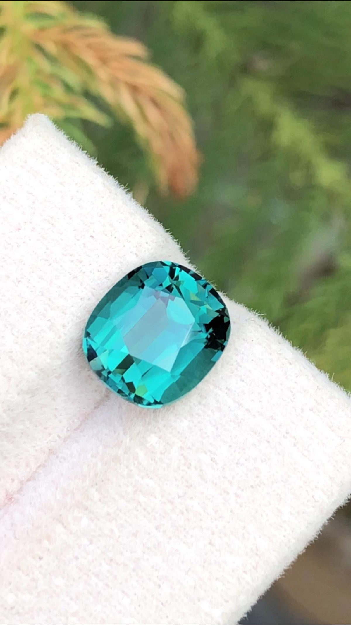 Natural Indicolite Tourmaline Gemstone – Oval Cut, 4.10 Carats (Afghanistan)