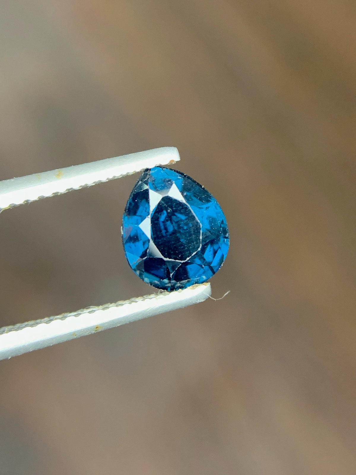 Deep Blue Spinel Gemstone, Faceted Spinel Stone, August Birthstone, 1.55 CT
