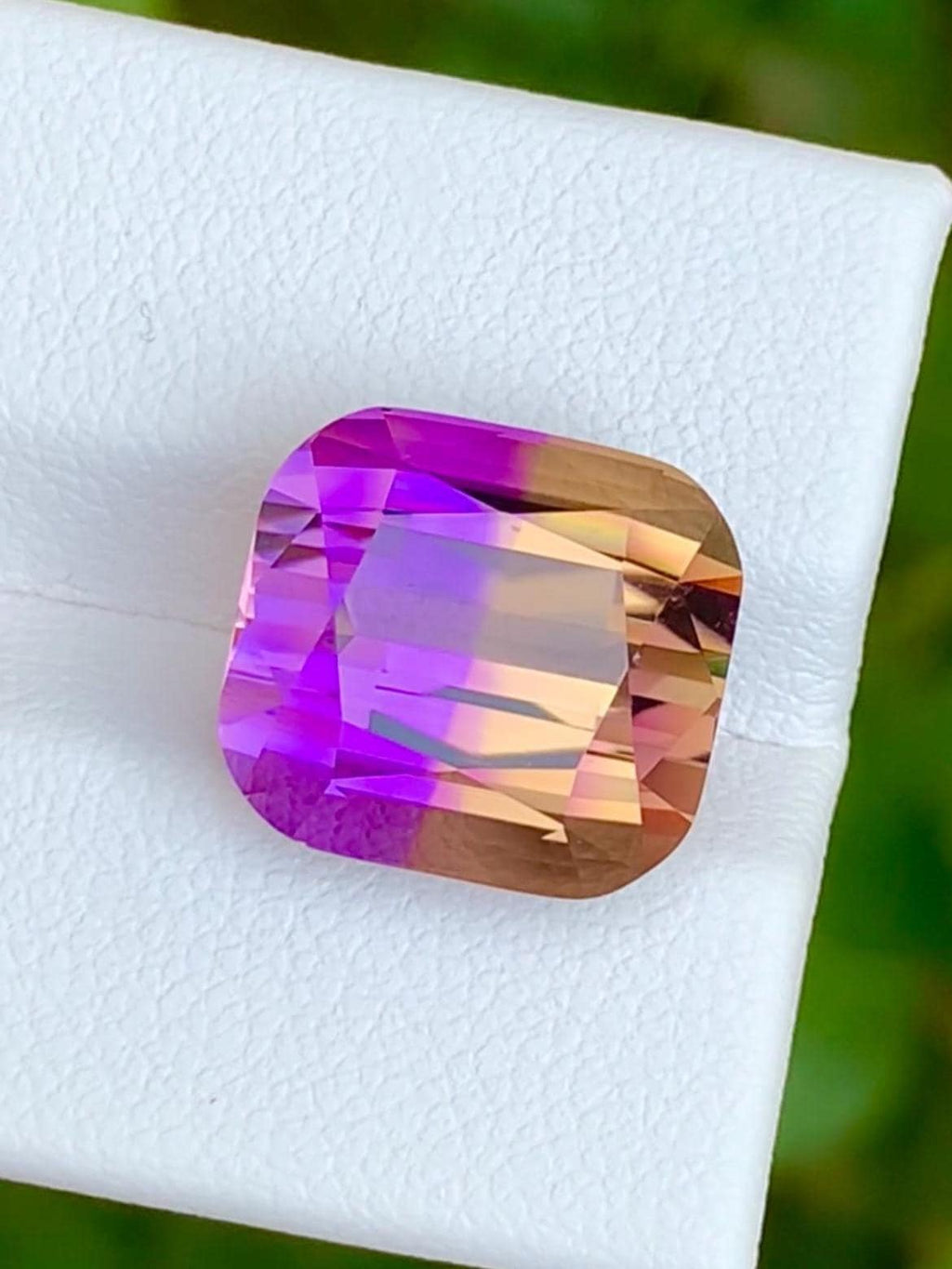Bi-Color Ametrine 11.80ct Cushion Cut – Gemstone from Brazil