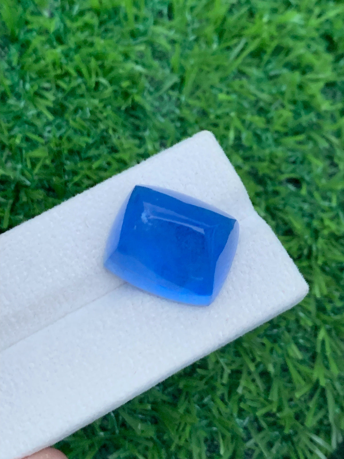 Santa Maria Aquamarine Cabochon: 34.50 CT Blue Beryl Gemstone