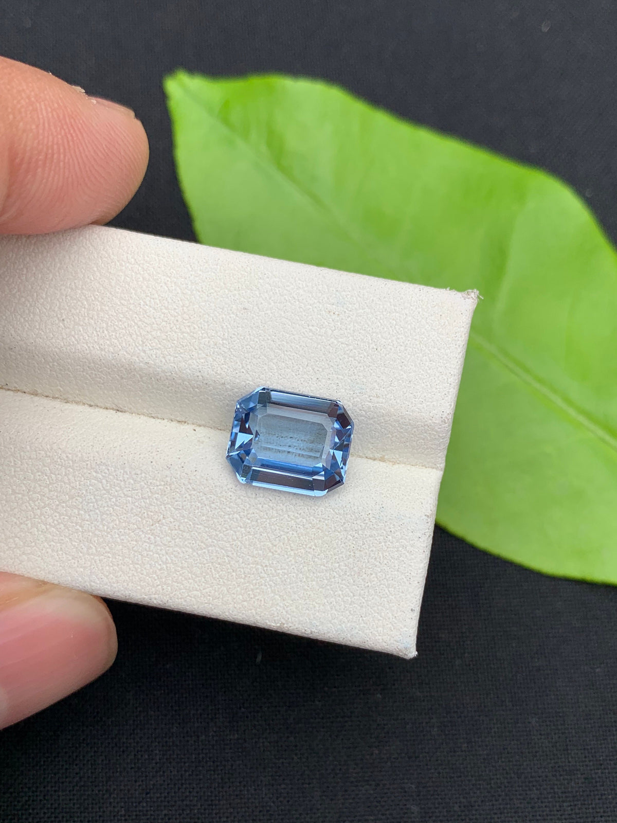 Santa Maria Blue Aquamarine Gemstone: Emerald Cut Beryl, 3.50 Carats