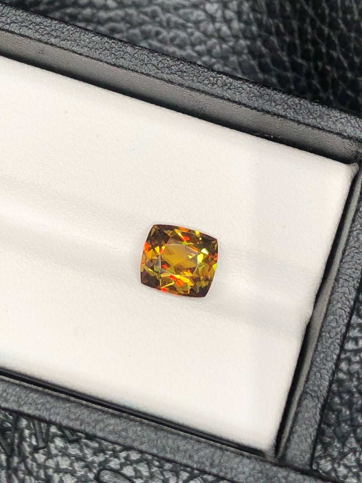 Cushion Cut Sphene Gemstone: 2.30 CT Natural Titanite Stone