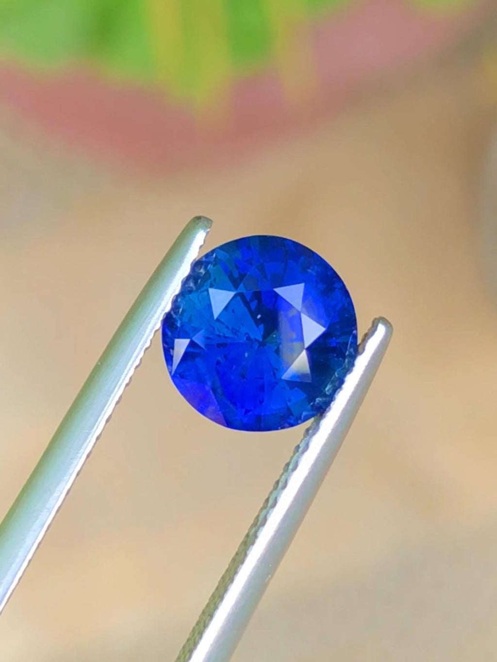 Royal Blue Sapphire 2.84ct Round Cut –  from Sri Lanka