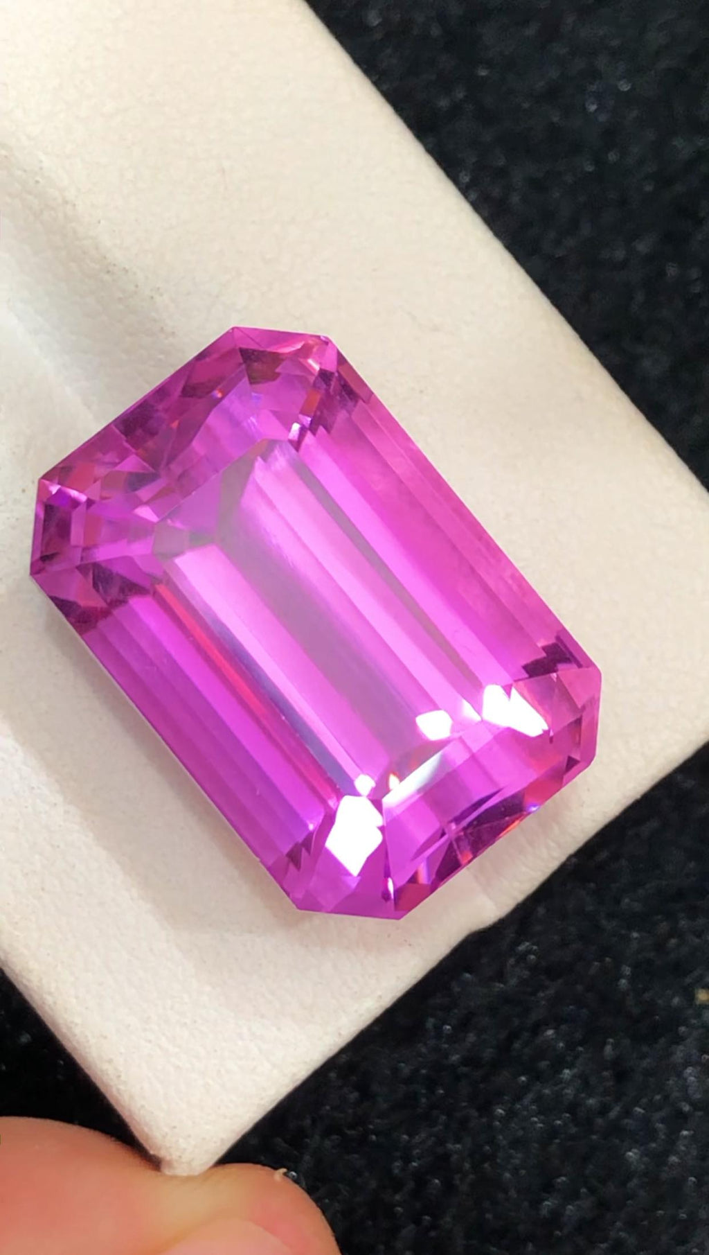 Pink Kunzite Emerald Cut – 38 Carats from Afghanistan