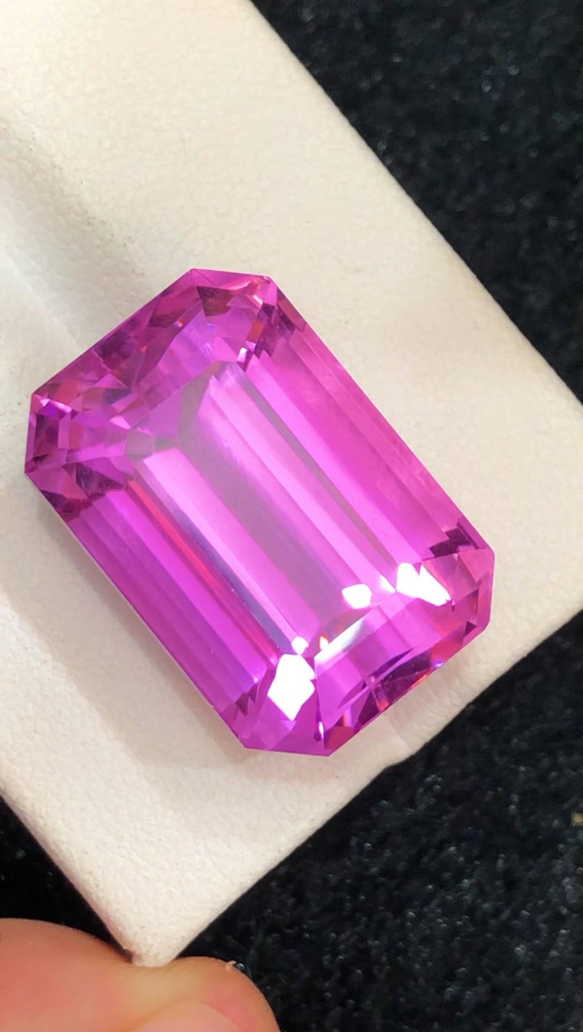 Pink Kunzite Emerald Cut – 38 Carats from Afghanistan