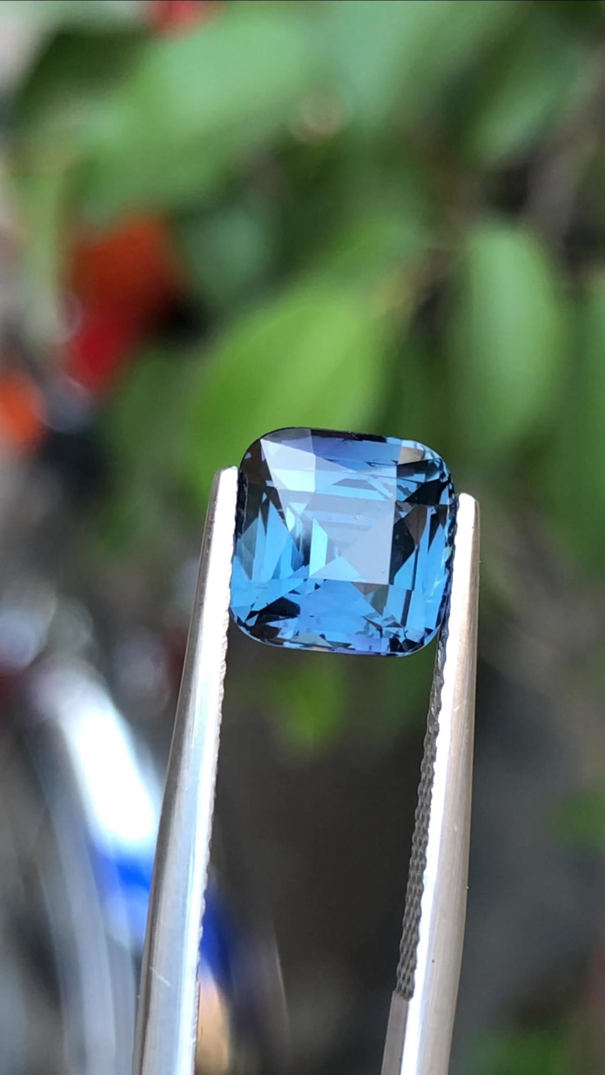 Cobalt Blue Spinel: 3.09 CT Flawless Cushion Cut Gemstone