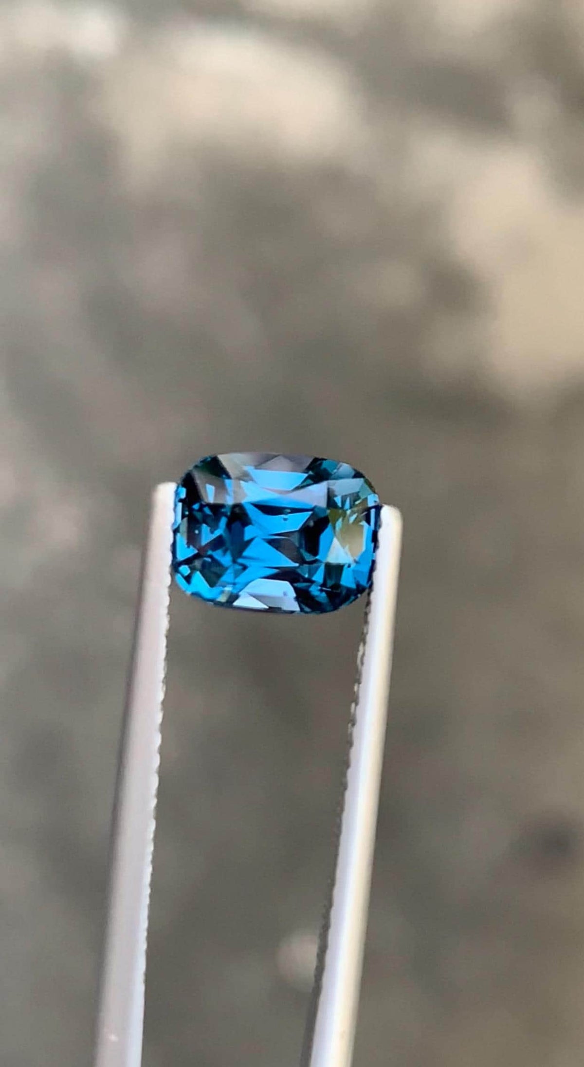 2.90ct Cobalt Blue Spinel Gemstone: Natural Untreated Faceted Collector's Stone