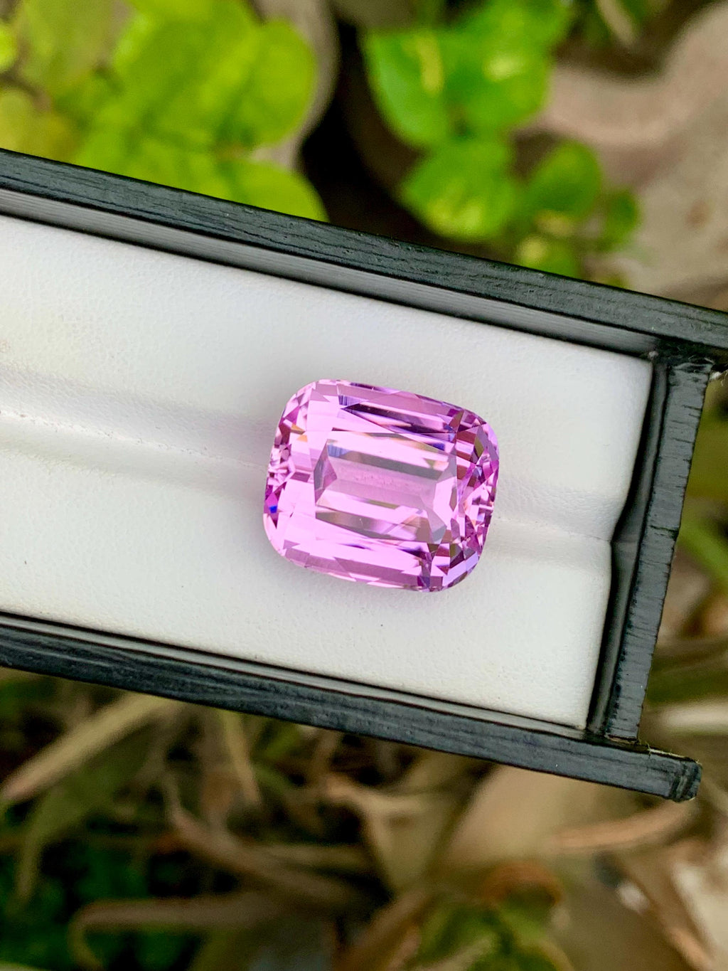 Deep Pink Kunzite Gemstone: 42.55 CT Cushion Cut, Afghanistan Origin
