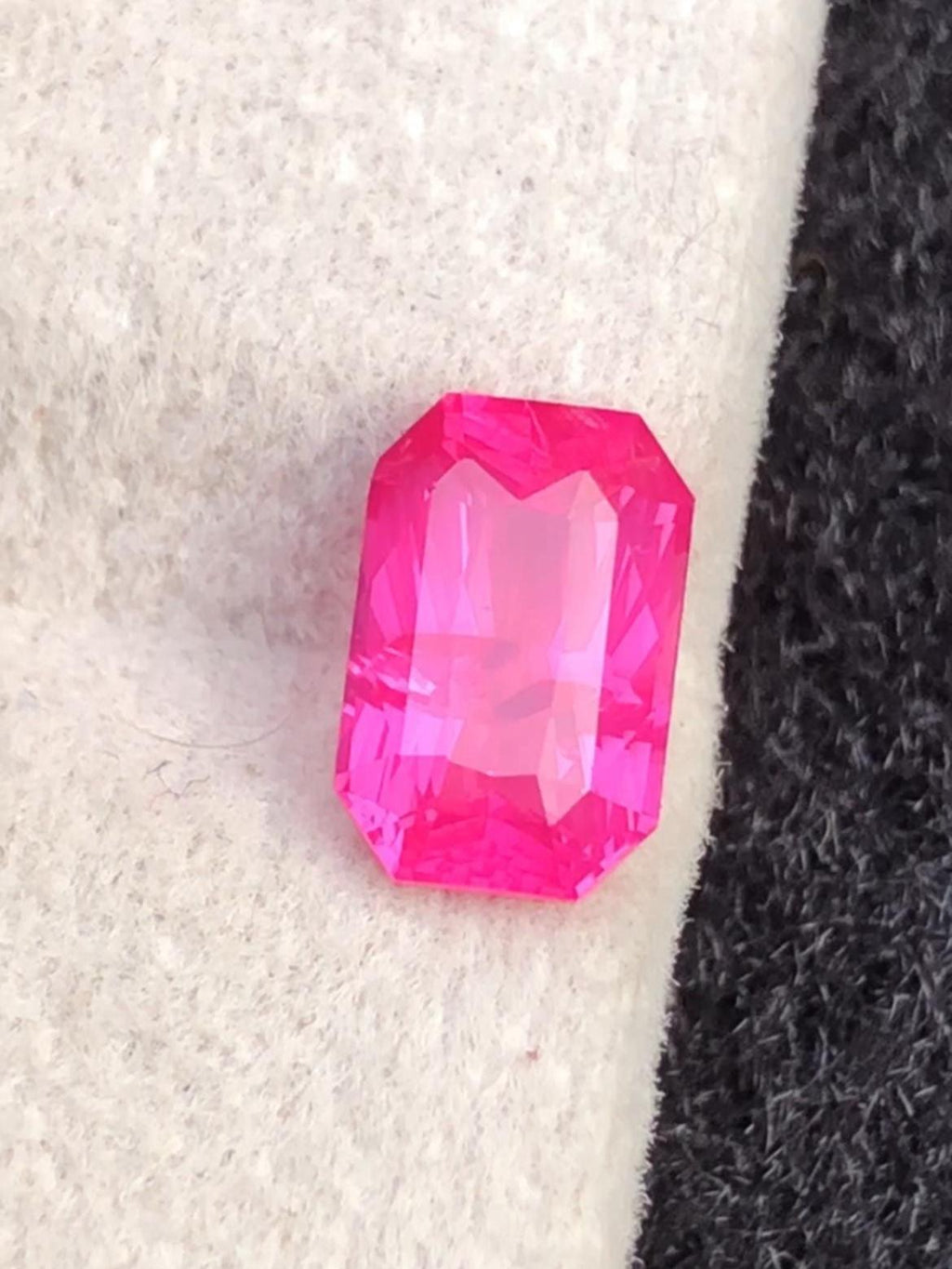 Mahenge Spinel 1.35ct Octagon Cut – Vivid Pink With Certificate