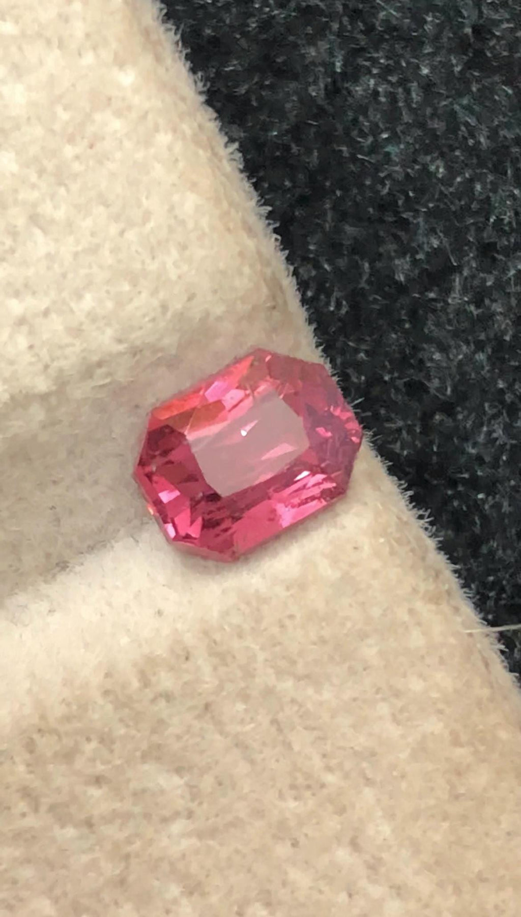 Padparadscha Sapphire 1.00 ct Fancy Octagonal Cut – From Madagascar With Certificate