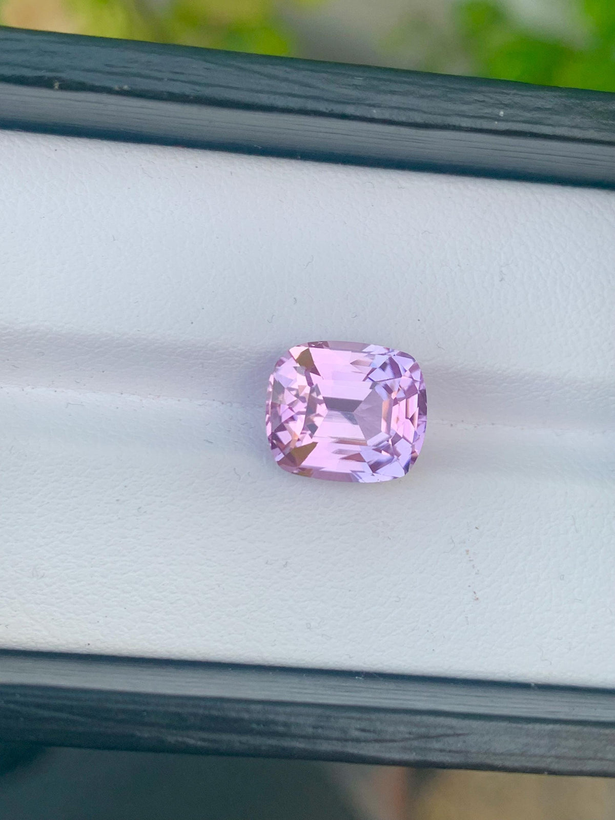 Cushion Cut Pink Kunzite Gemstone: Natural Afghanistan Gem (6.30 Carat)