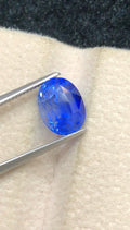 Blue Sapphire 3.06 Carat Oval Cut – Deep  Blue Gemstone 9x7x3.3mm