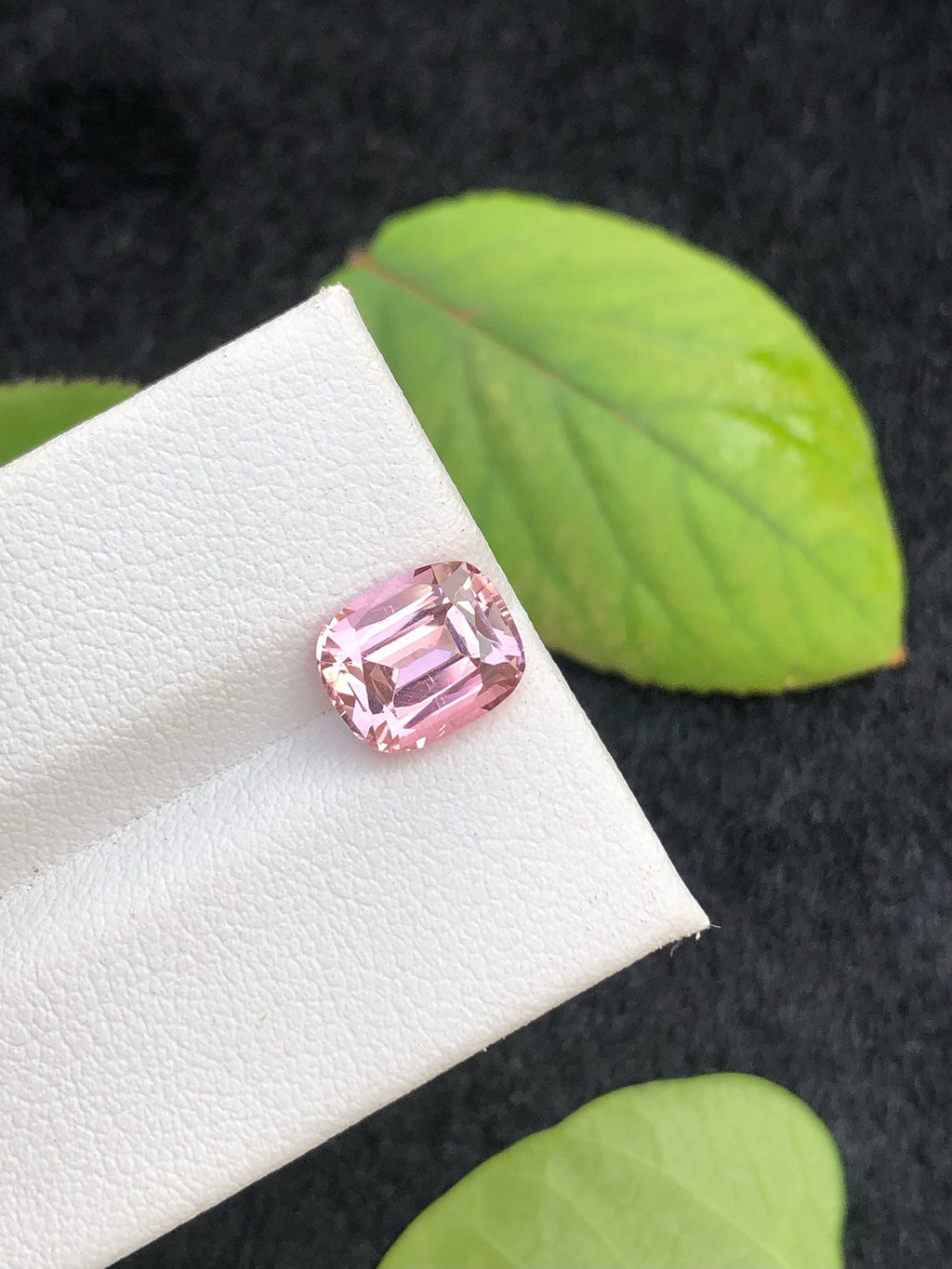 Natural Carnation Pink Tourmaline Gemstone: Cushion Cut, Afghanistan Origin