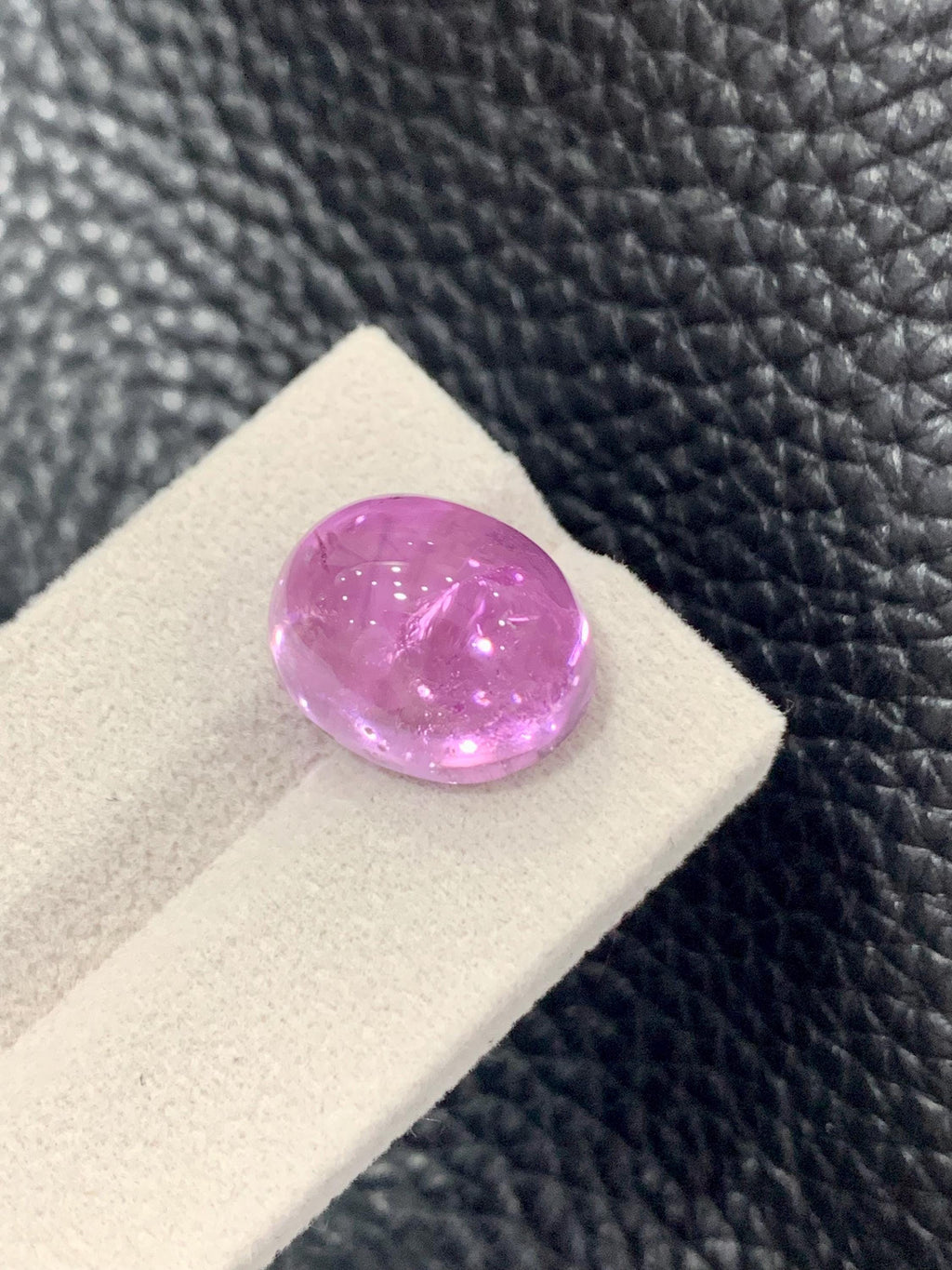 Pink Kunzite 20.30ct Oval Cabochon | Lustrous Afghan Gem