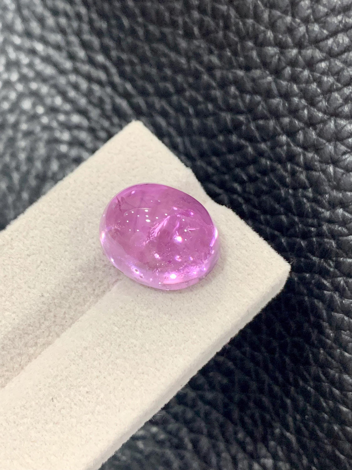 Pink Kunzite 20.30ct Oval Cabochon | Lustrous Afghan Gem