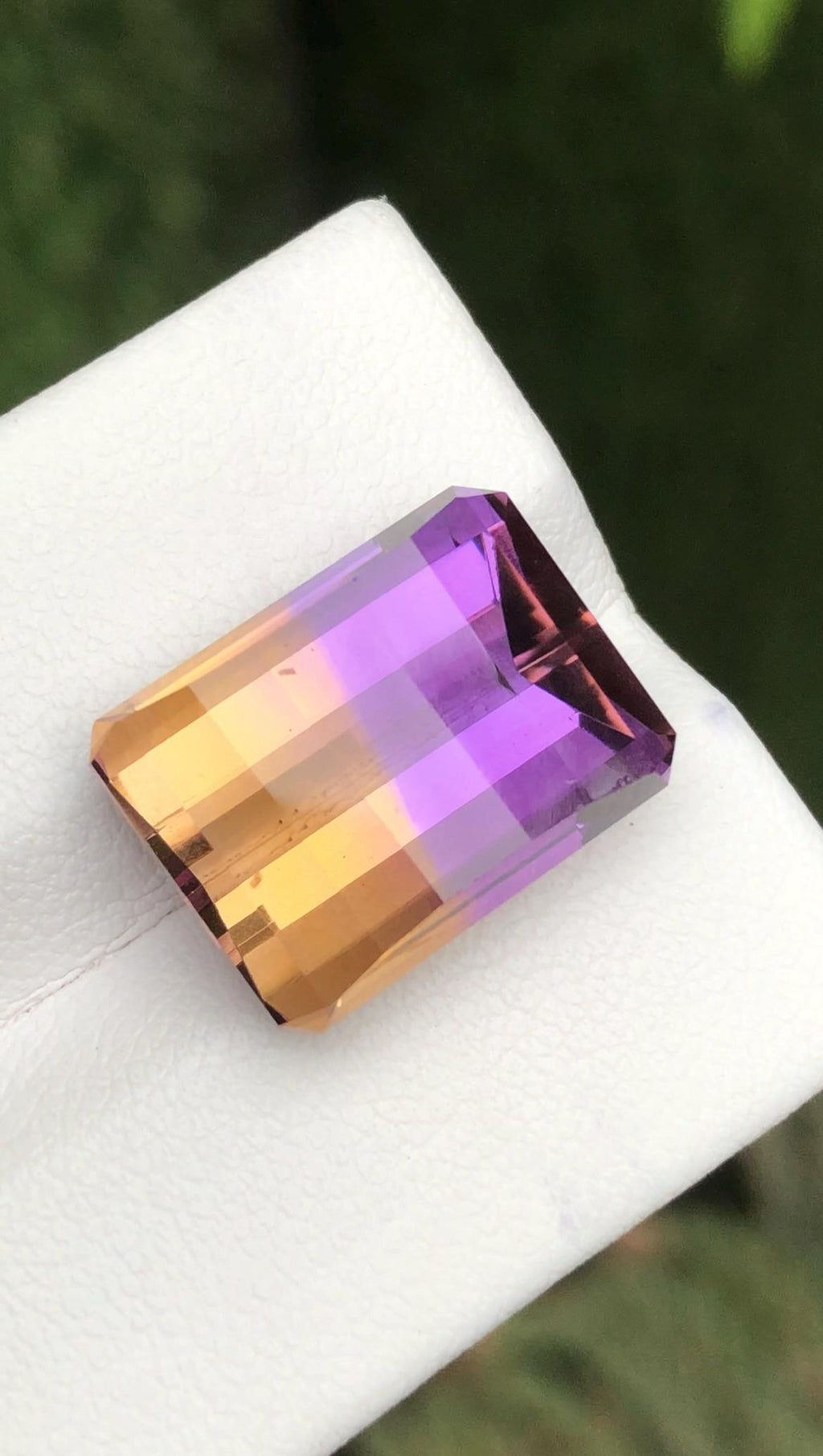 Ametrine 13.75 Carat Pixel Cut Loose Gemstone – from Brazil