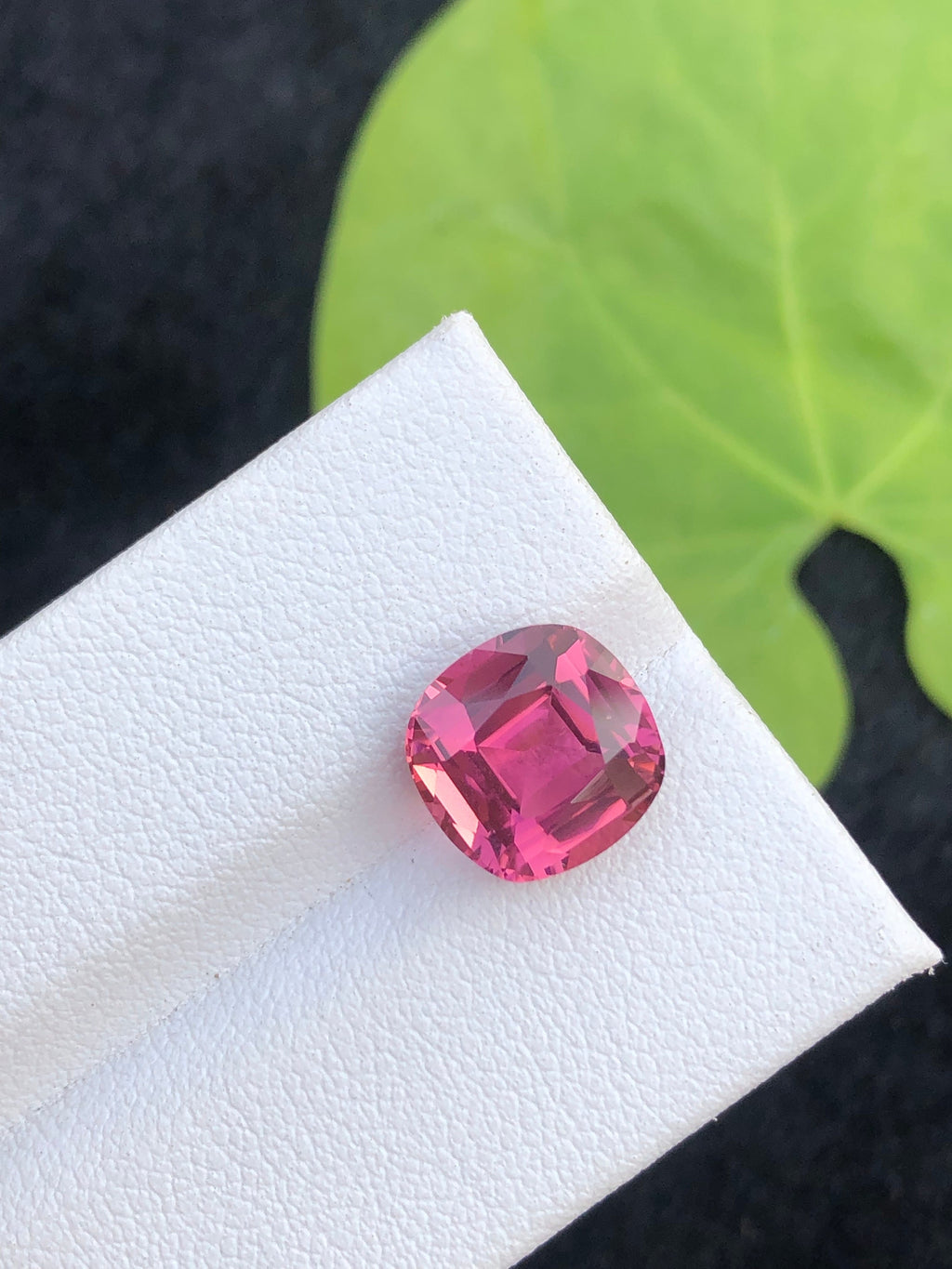Natural Pink Tourmaline Gemstone: 3.95 CT Cushion Cut, October Birthstone