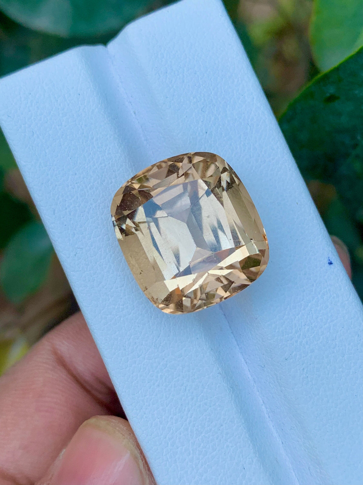 Golden Yellow Topaz: 34.45 CT Cushion Cut Loose Gemstone