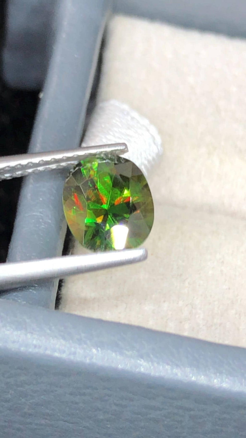 Chrome Sphene 1.70ct Round Cut From Madagascar