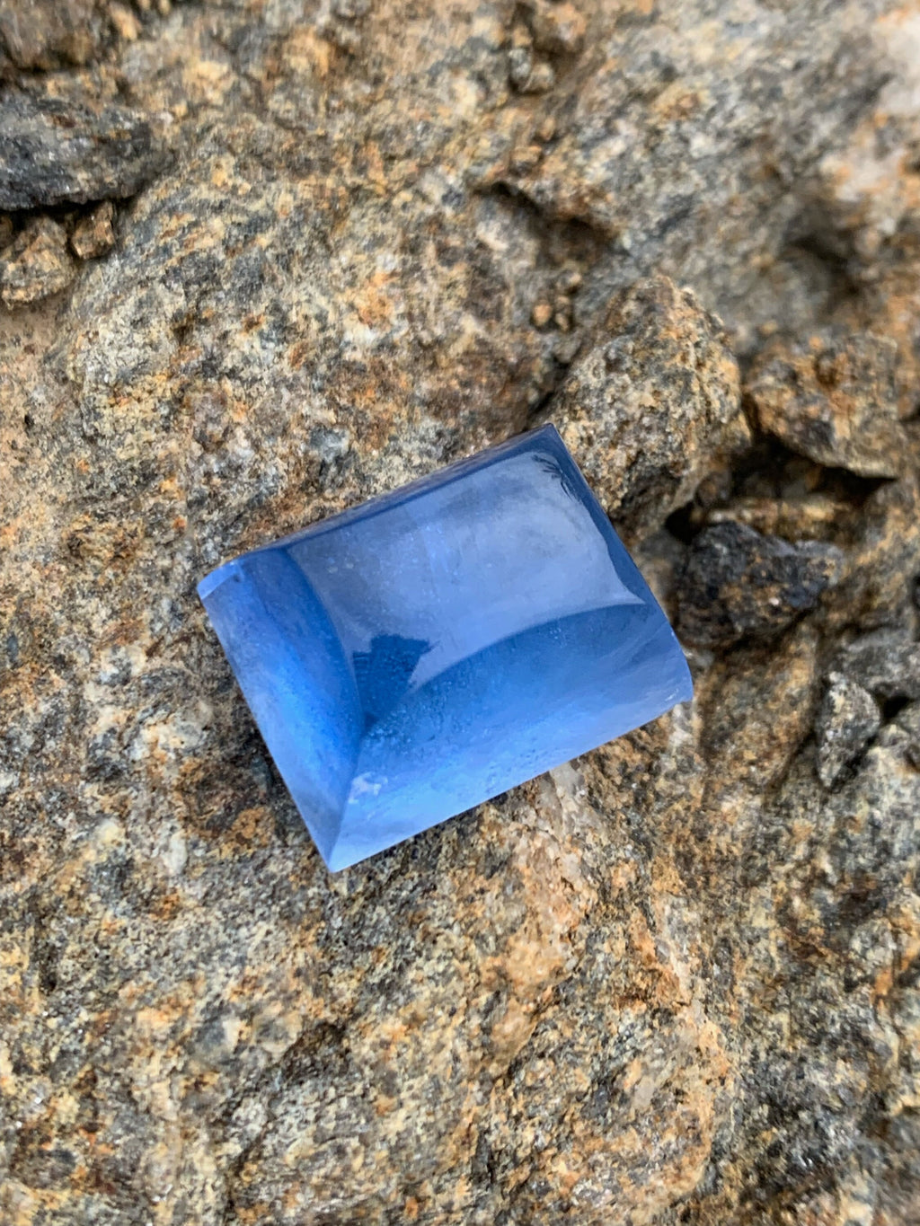 Santa Maria Aquamarine Cabochon: 24.15 CT Deep Blue Gemstone
