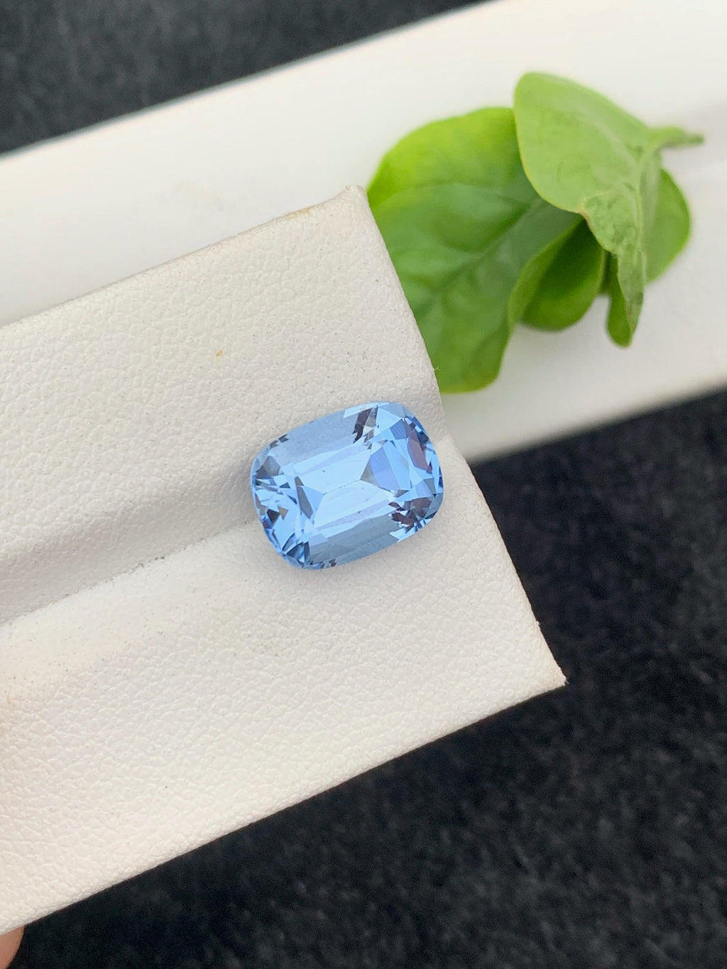 Santa Maria Aquamarine Gemstone: 4.25 CT Cushion Cut Loose Stone