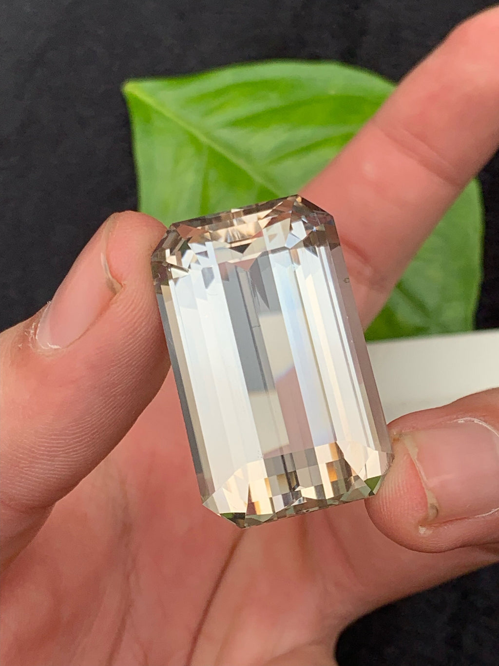 Natural Golden Topaz Gemstone: Emerald Cut, 113.95 Carats