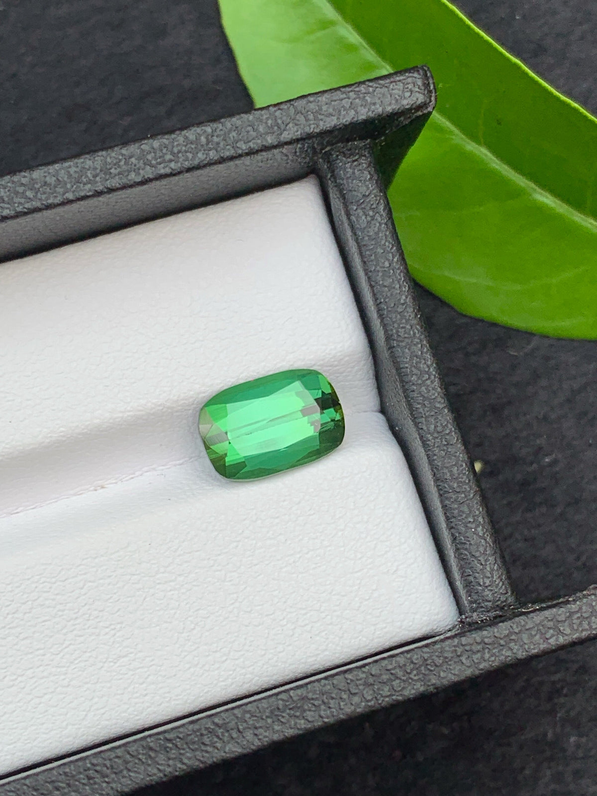 Green Tourmaline Gemstone: 3.05 CT Flawless Cushion Cut, Afghanistan