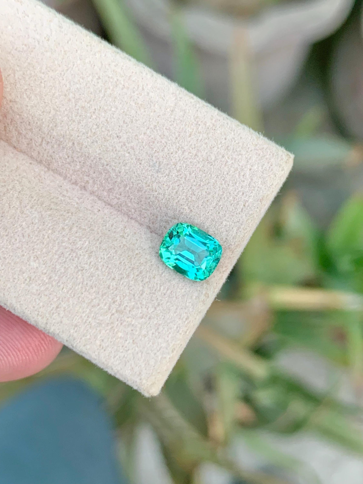 Neon Blue Tourmaline Gemstone: Rare Lagoonish Natural Stone, 1.30