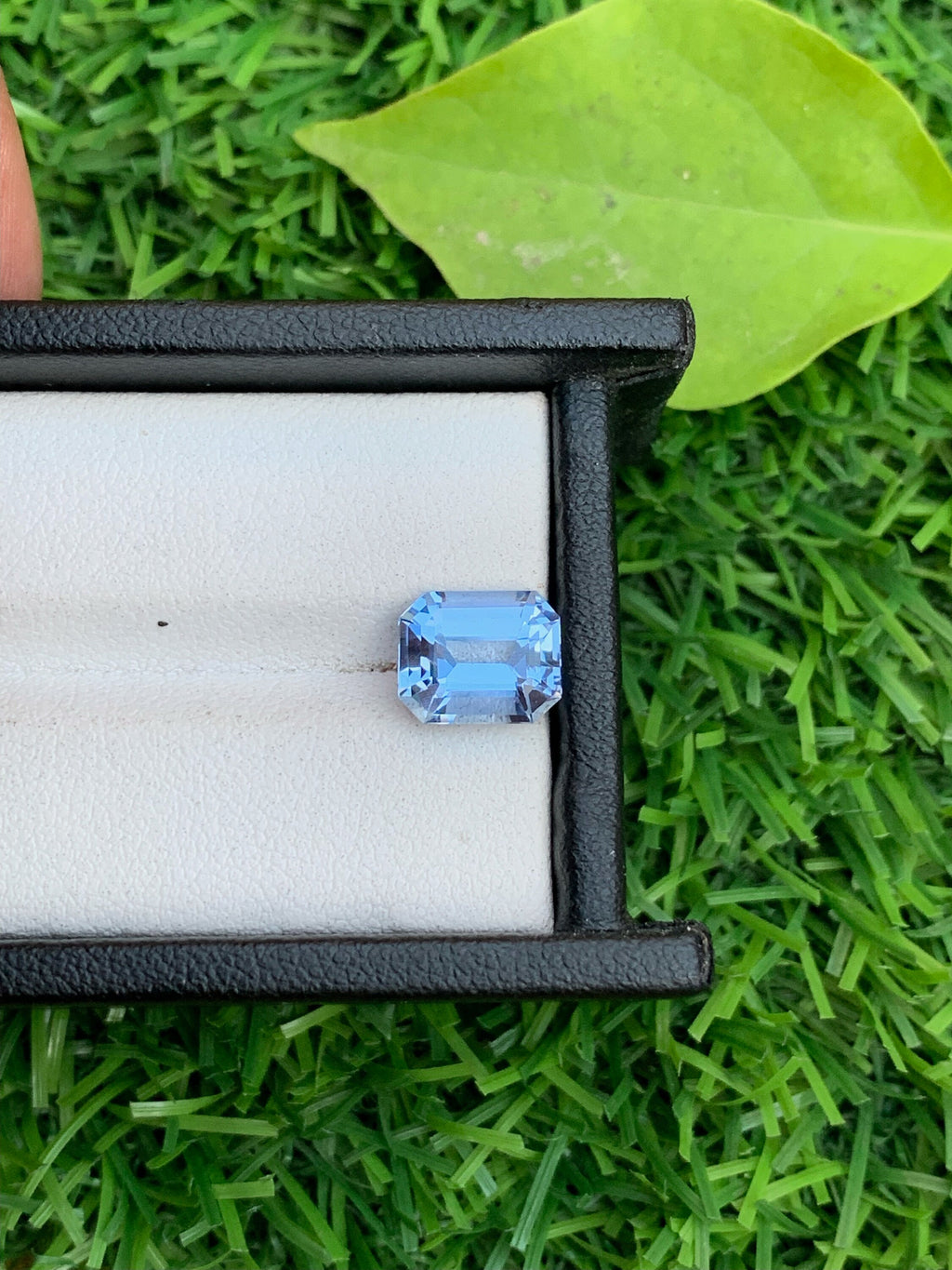 Santa Maria Blue Aquamarine Gemstone: Emerald Cut, March Birthstone (3.55 Carats)