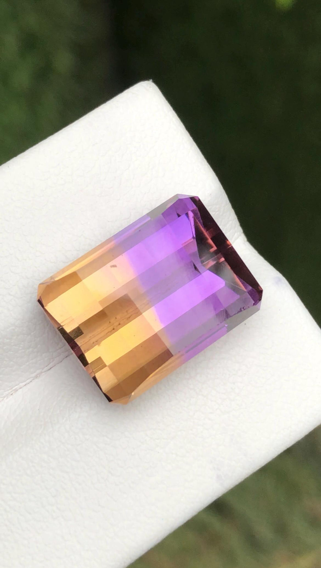 Ametrine 13.75 Carat Pixel Cut Loose Gemstone – from Brazil